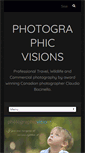 Mobile Screenshot of photographicvisions.ca